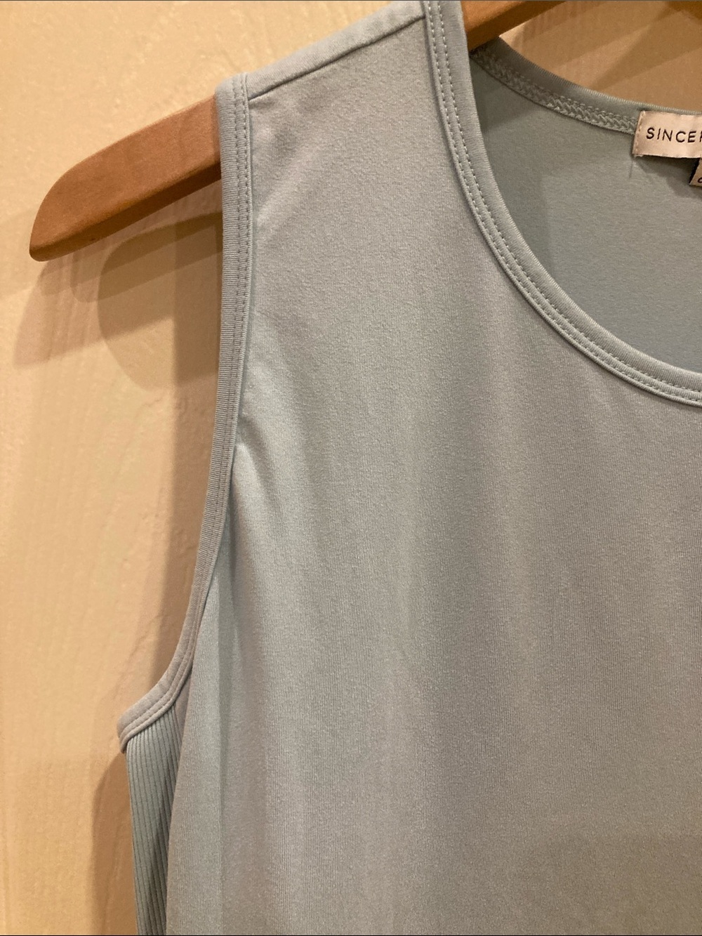 Sincerely Jules Pale Blue Shift Dress Sleeveless Mini Casual Chic - Picture 5 of 9